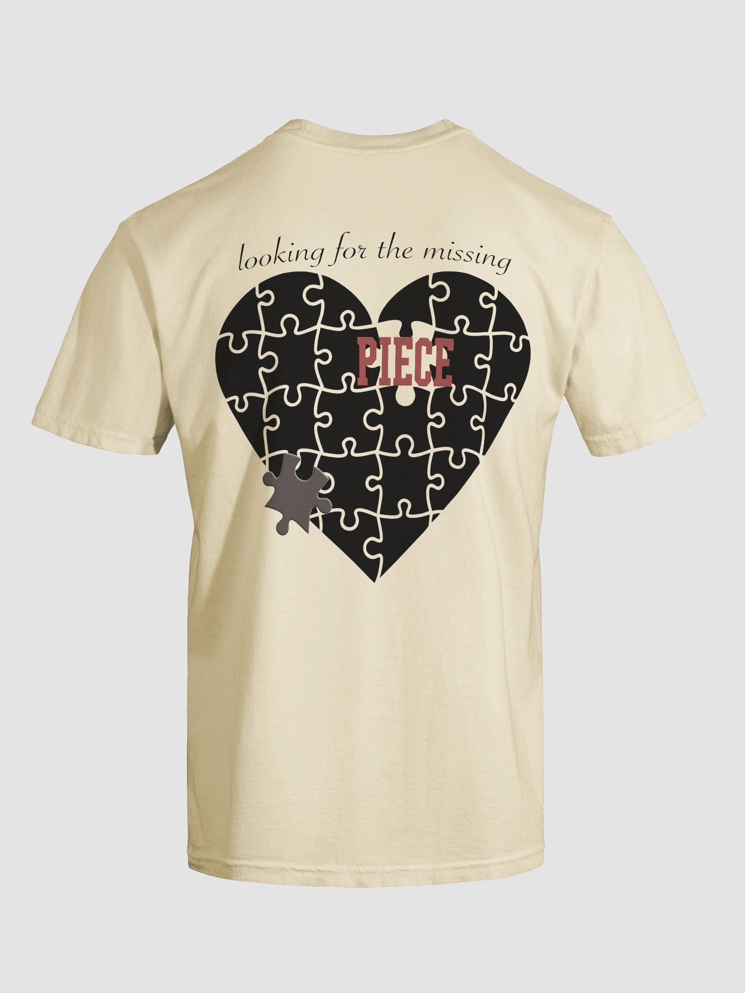 Looking for the Missing Piece Heart Puzzle T-Shirt product image (40)