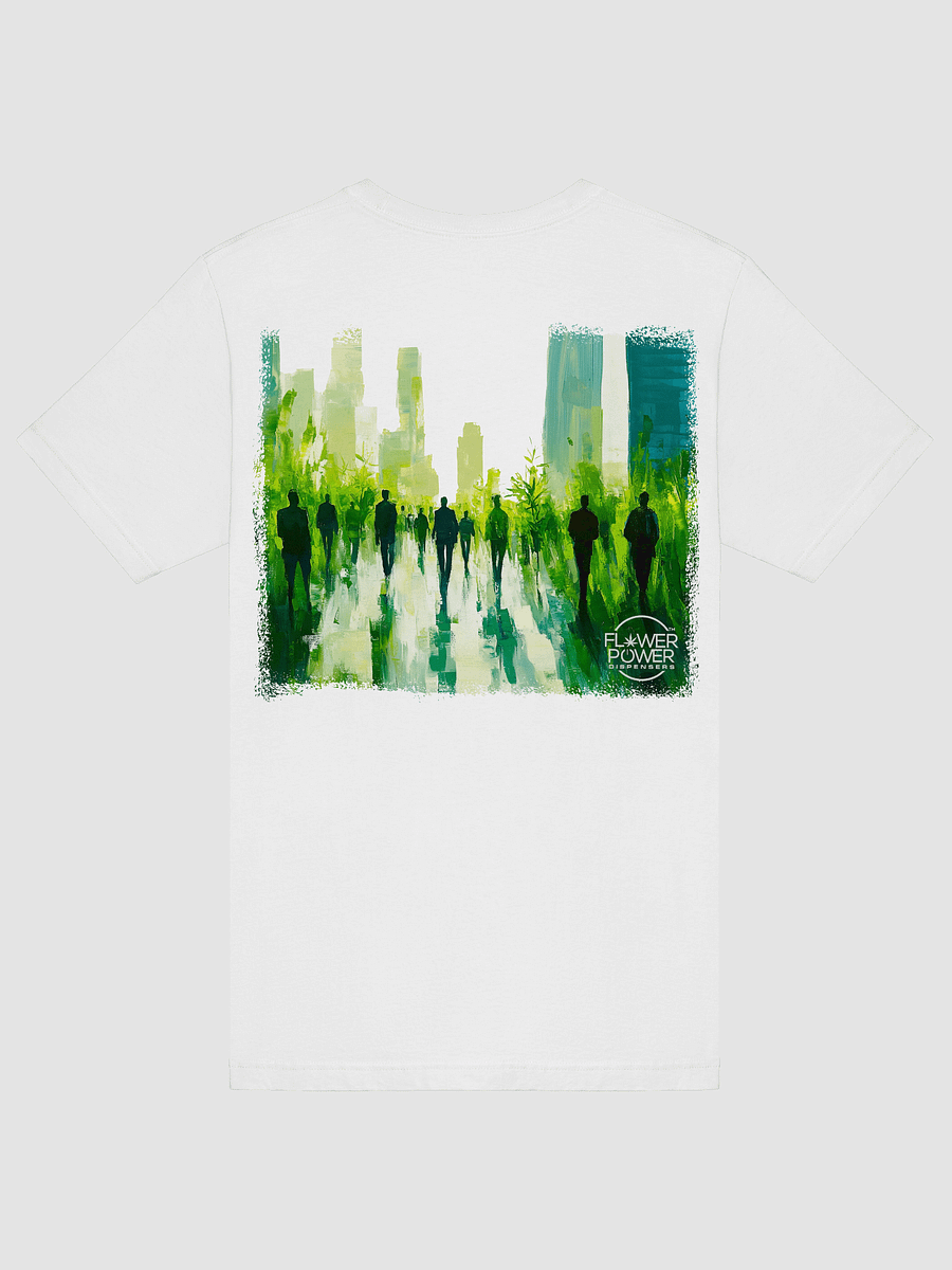 Flower Power Logo Tee (With Back Print) (White) product image (6)