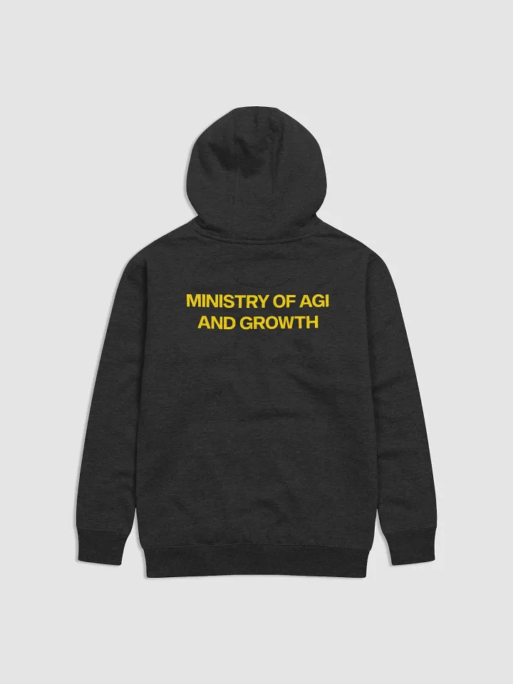 ministry of agi and growth hoodie - 65% soft cotton product image (2)