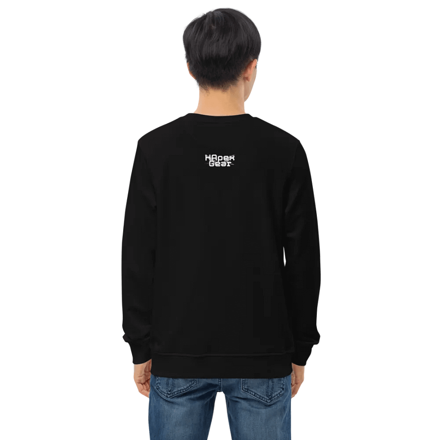 Unisex Organic Sweatshirt - Embroidered - Mr I'm Not Important product image (4)