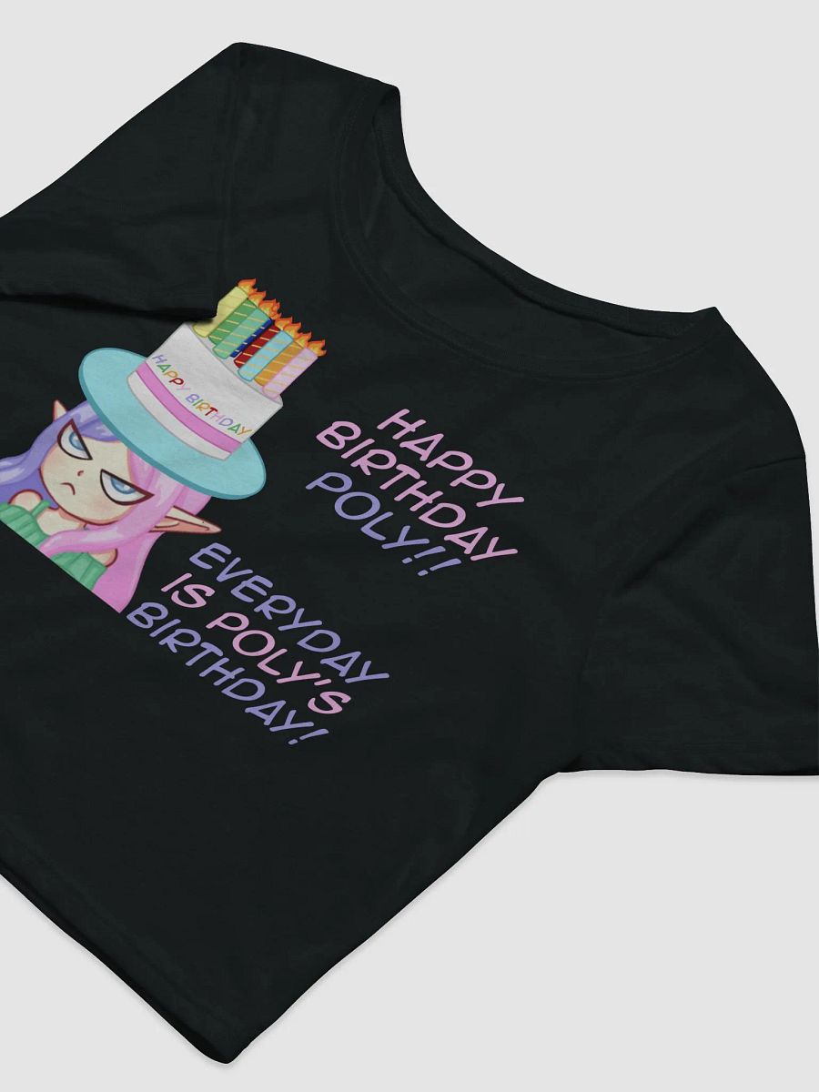 Happy Birthday Poly - Crop T shirt product image (6)