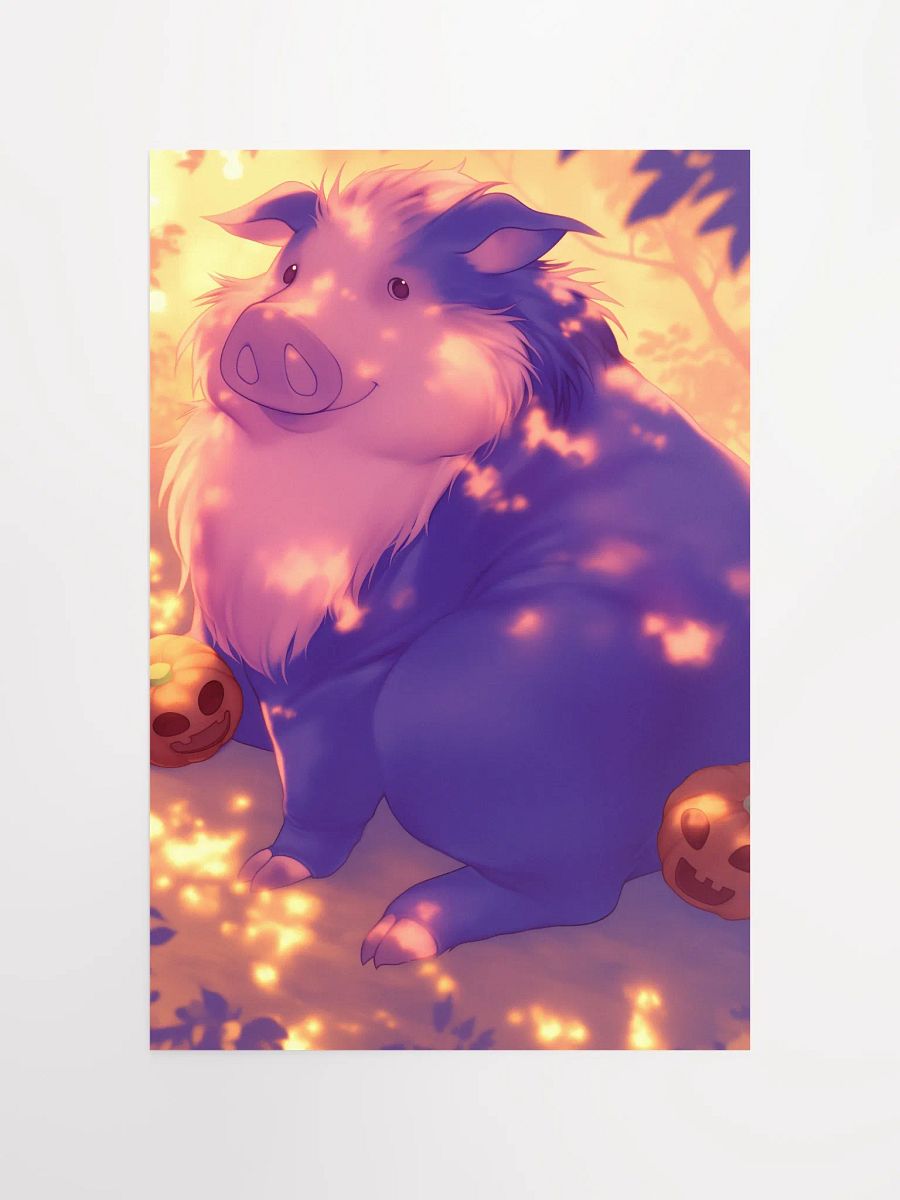 Whimsical Piggy Paradise Poster product image (4)