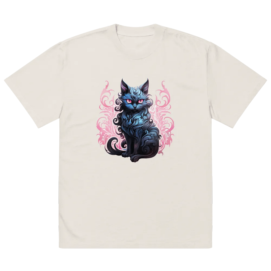 Pastel Halloween Black Cat T-Shirt product image (3)