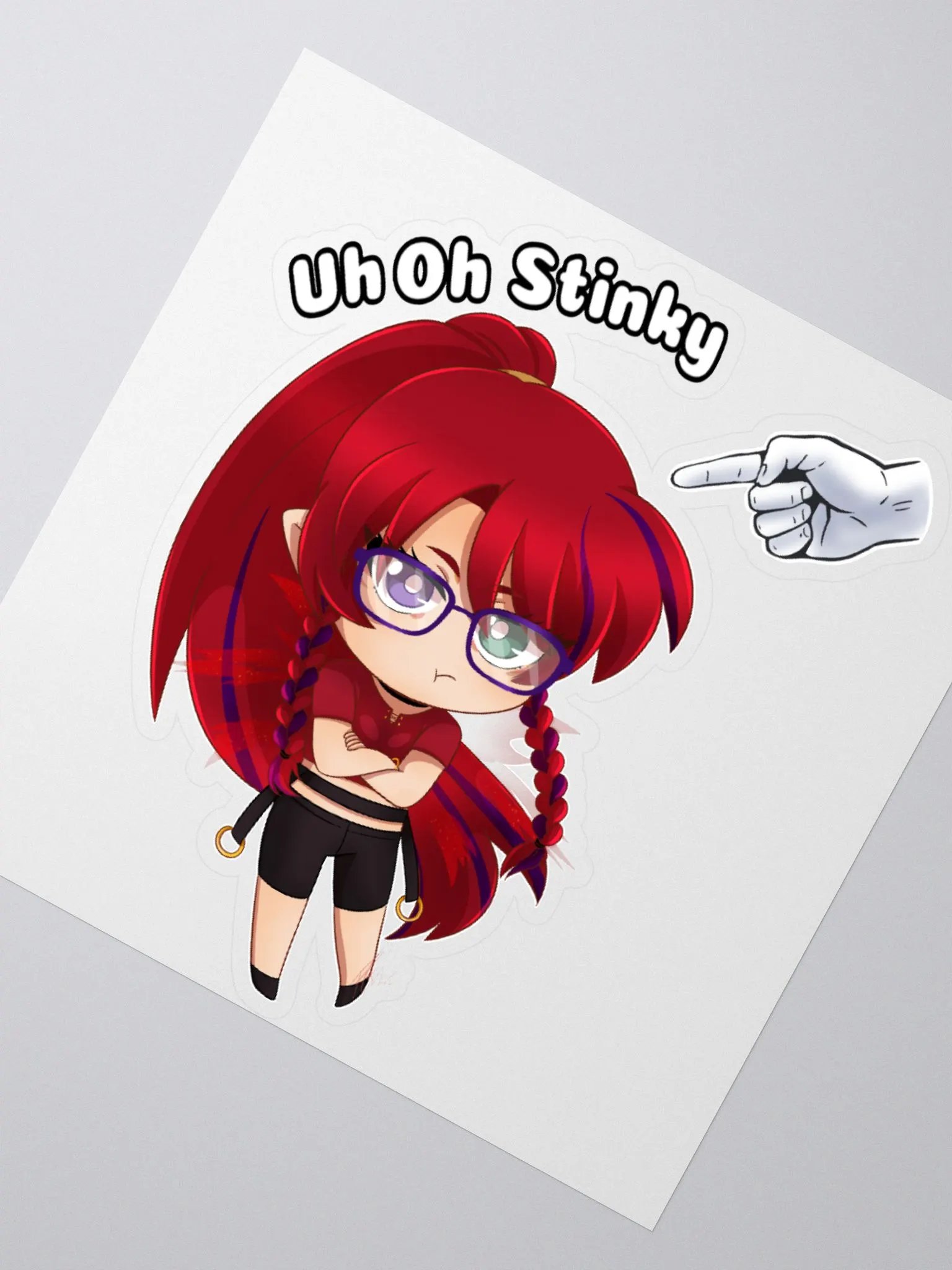 Amber Stinky Sticker product image (1)