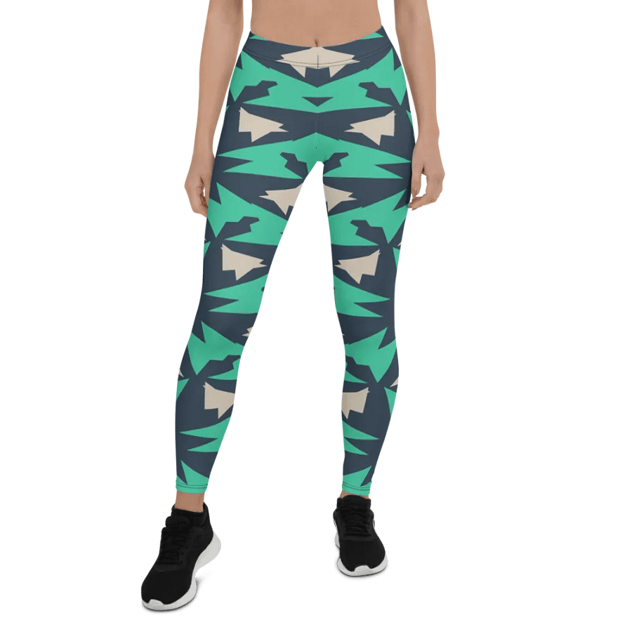 Symmetric Greenery Leggings product image (1)