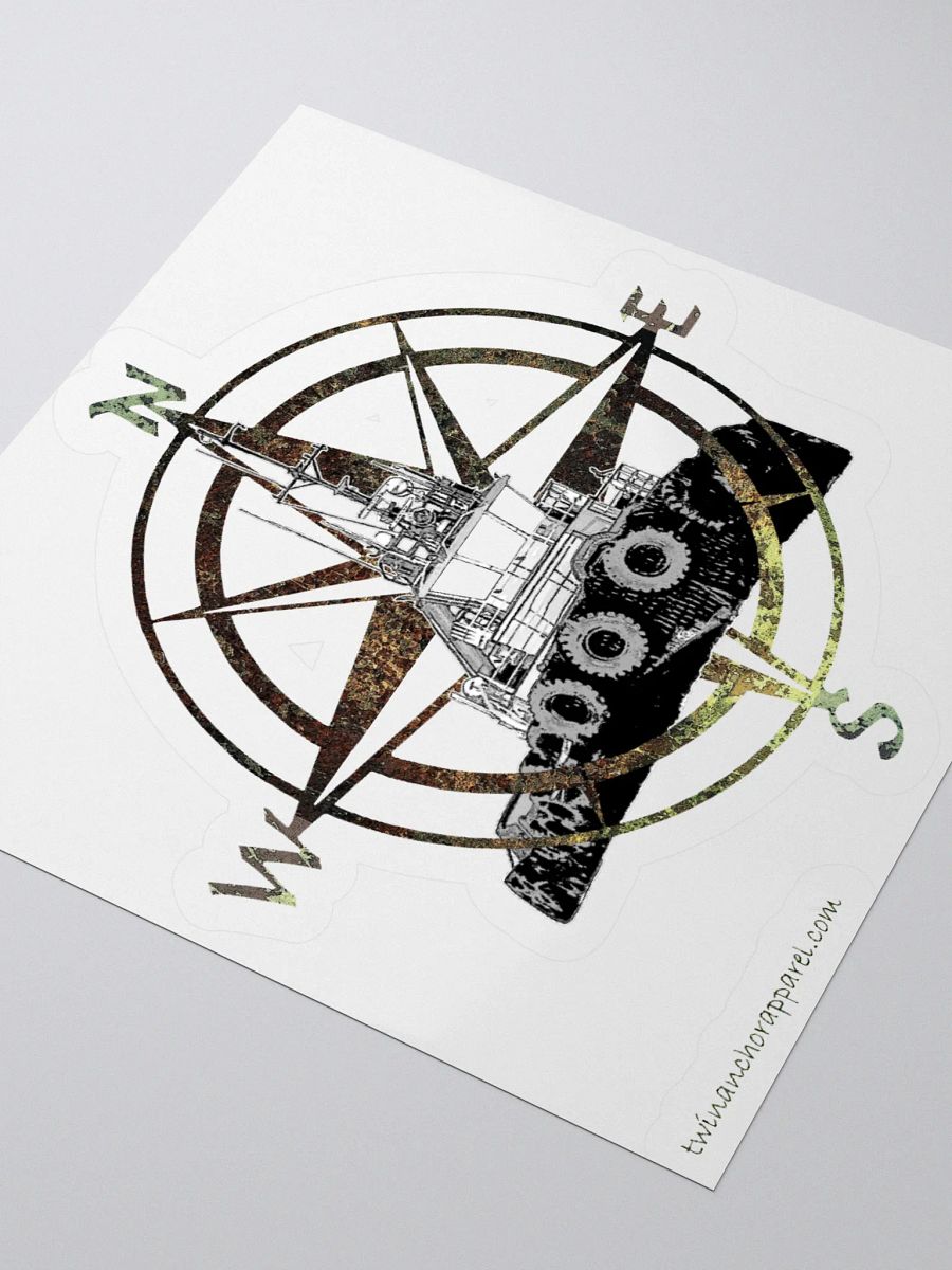 Compass Rose Marshall Foss Cut Stickers product image (12)