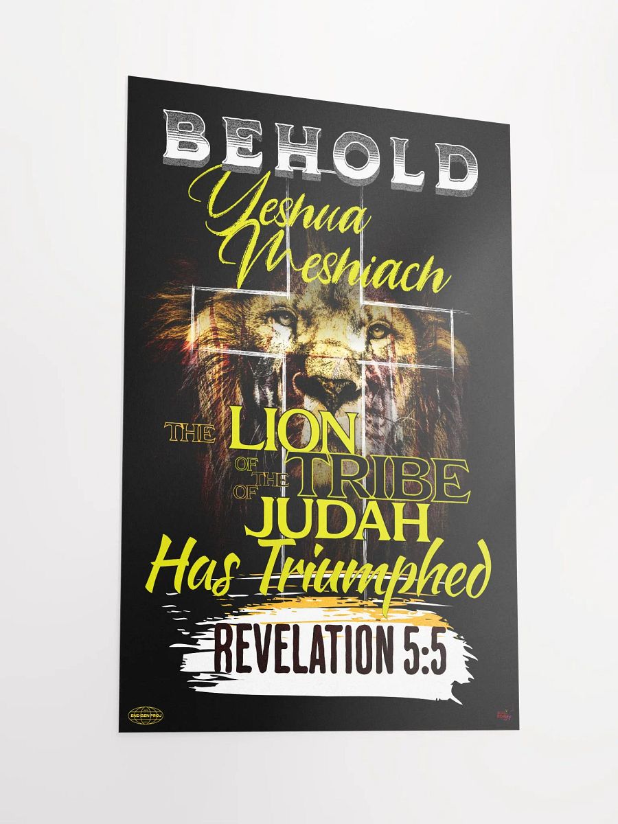 Lion of Judah Revelation 5:5 Poster product image (4)