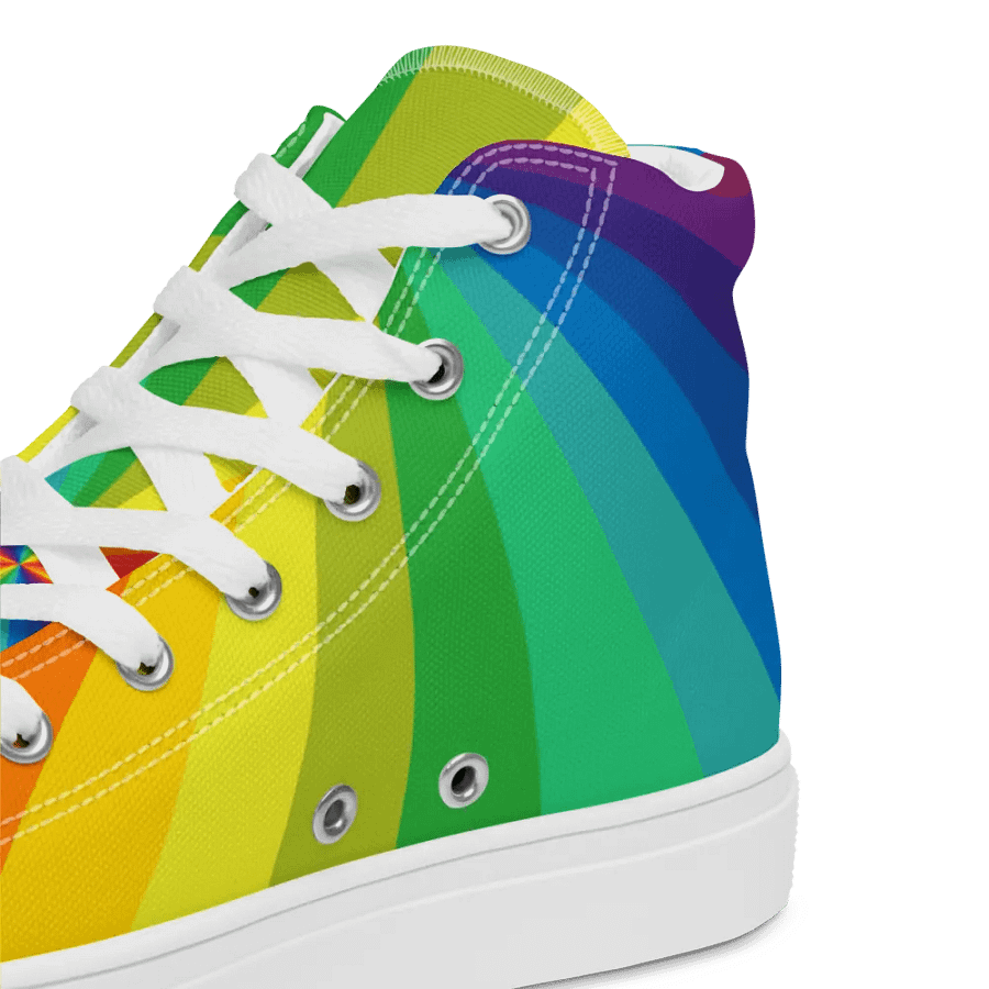 Woman's Trippy Rainbow High Tops product image (8)