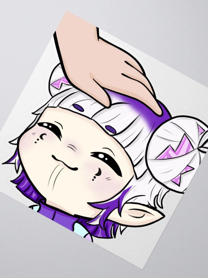 SilverGemini - Headpat Sticker product image (2)