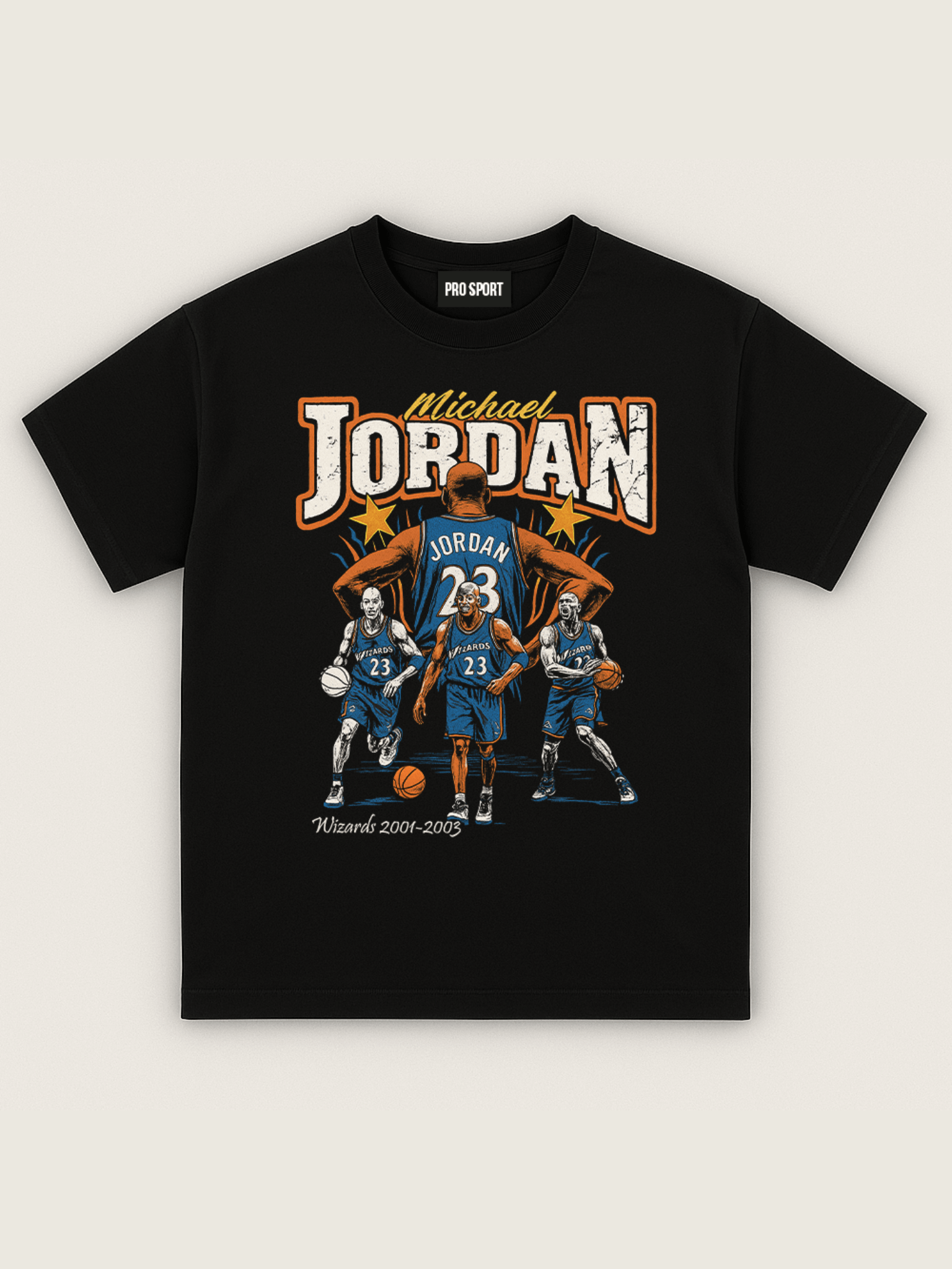 MICHEAL JORDAN "WIZARDS 2001-2003" GRAPHIC T-SHIRT product image (1)