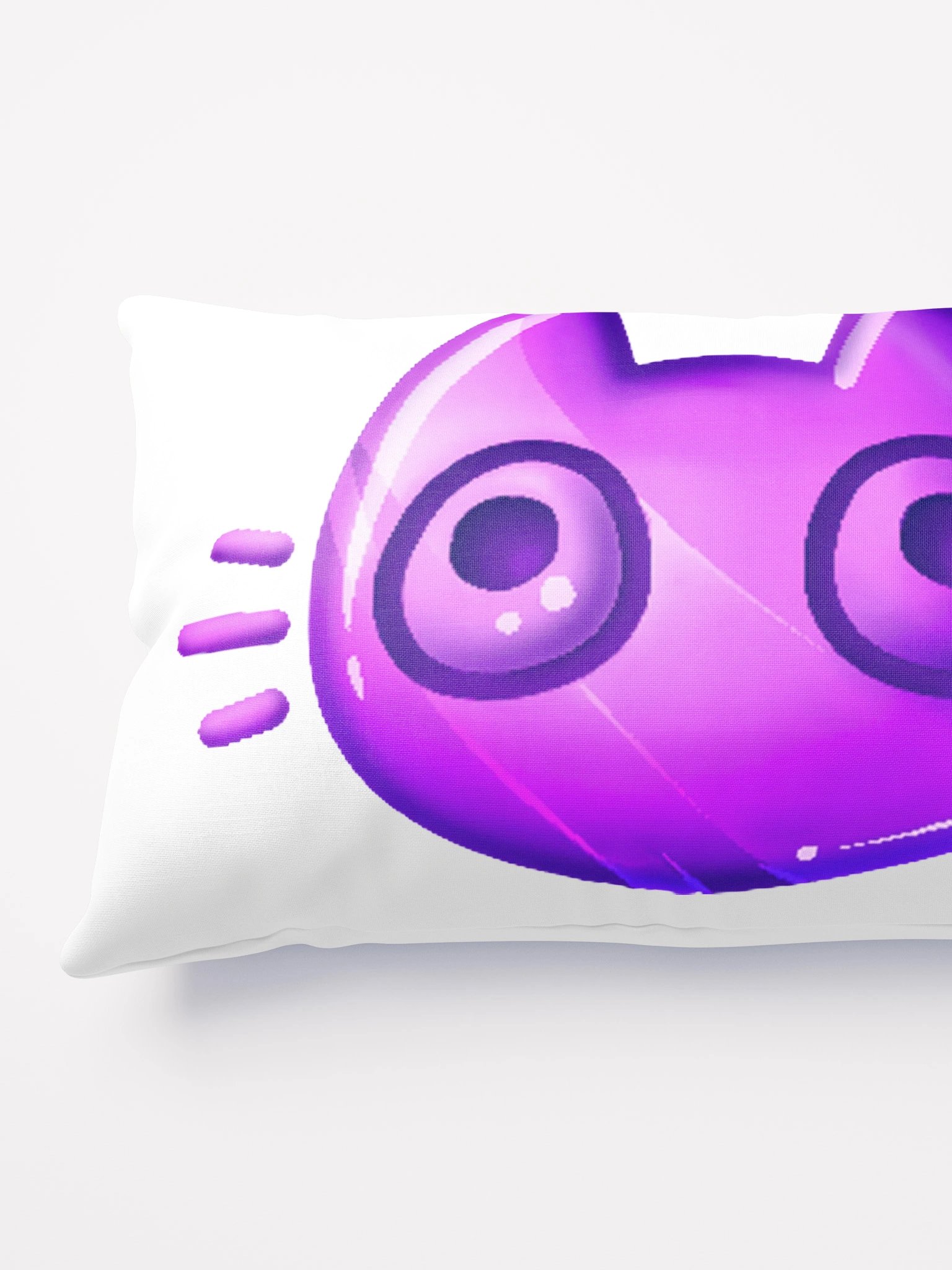 Long Cushion - Purple Cat Face product image (4)