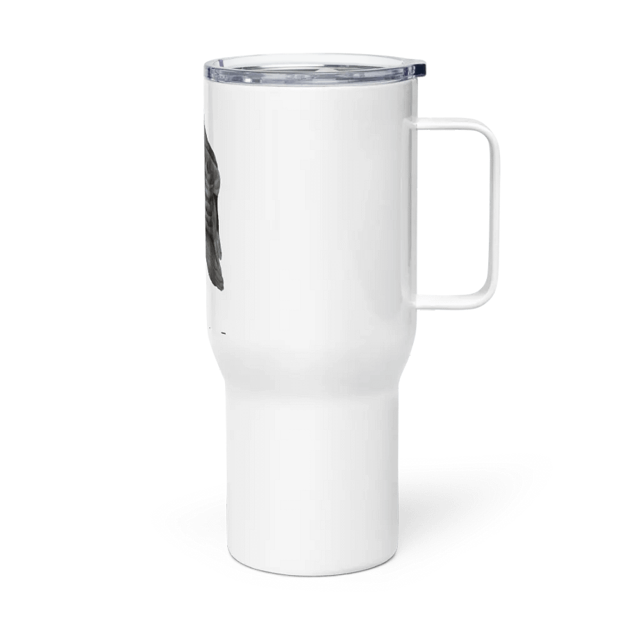 Barn Owl Drawing Travel Cup product image (3)