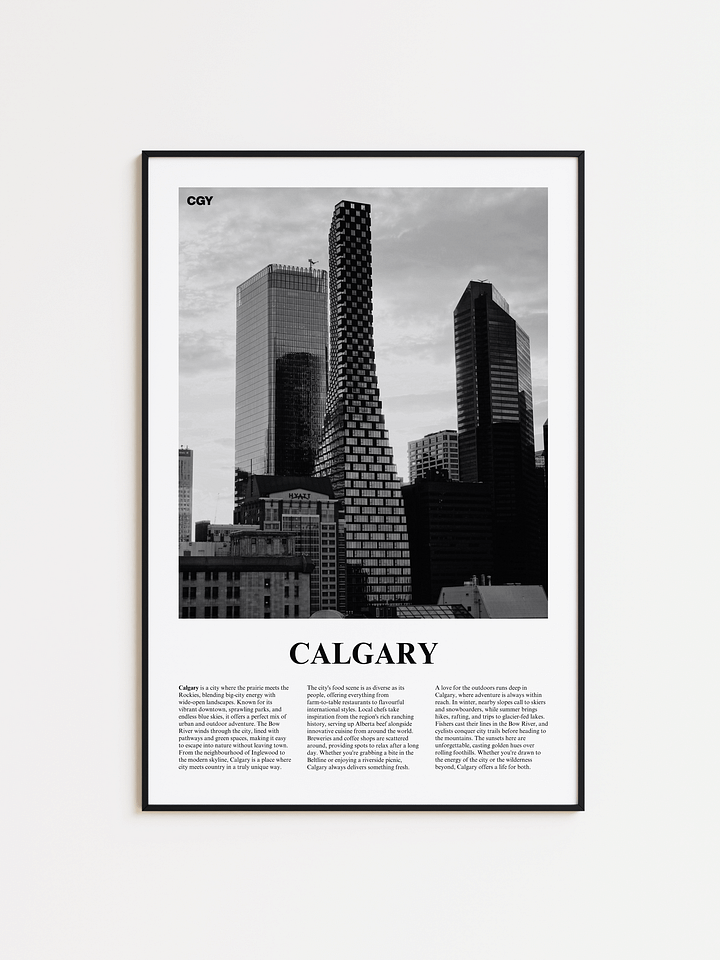 Calgary 01 Newspaper Poster product image (1)