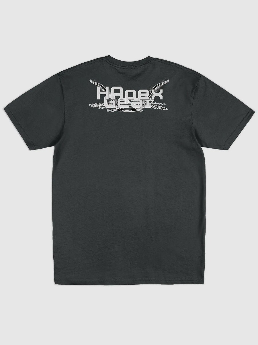 Men's Premium Heavyweight Tee - White HApex Gear Black Logo product image (2)