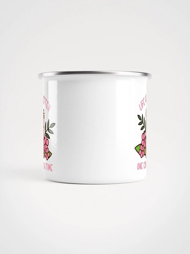 Life Gets Better One Coffee At A Time Caffeine Addict Camper Mug product image (2)