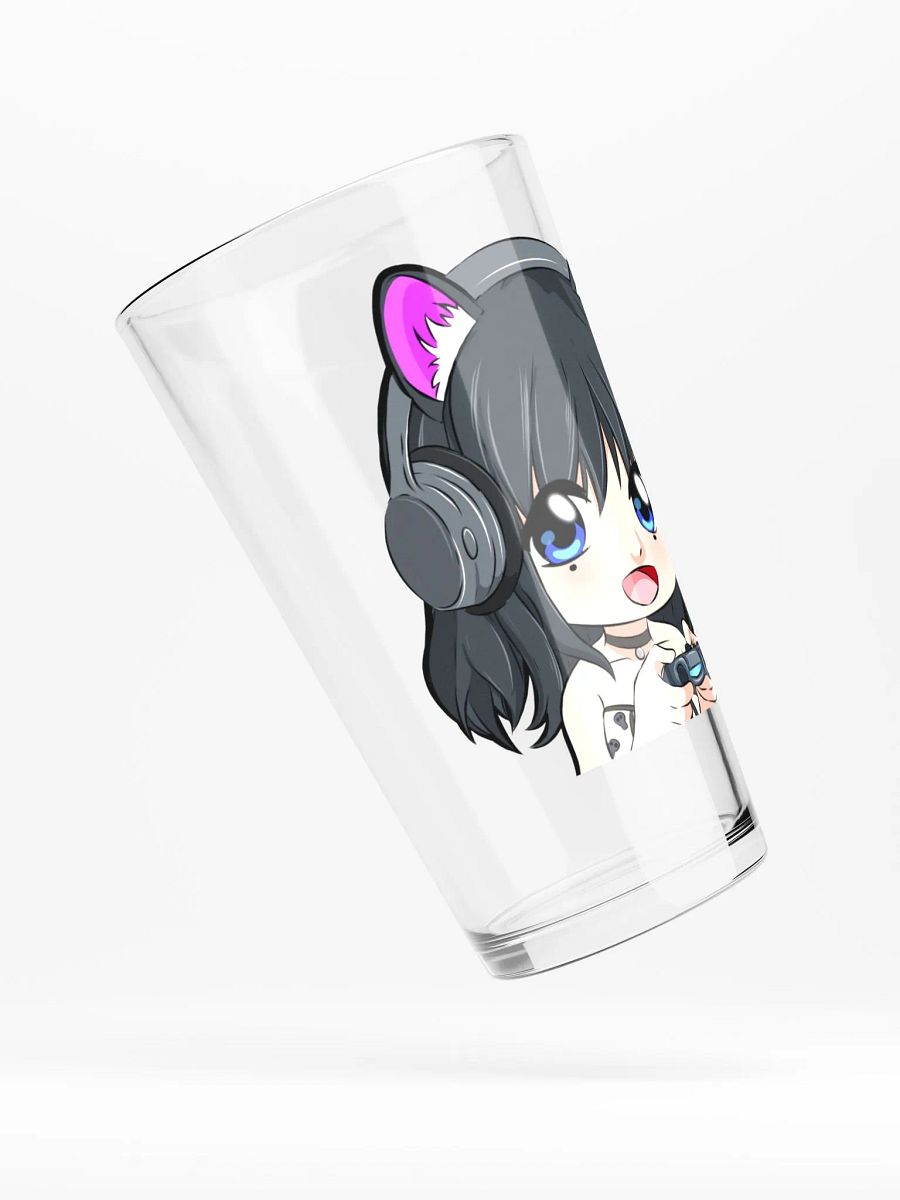 Panda Gothic gamer emote glass product image (4)