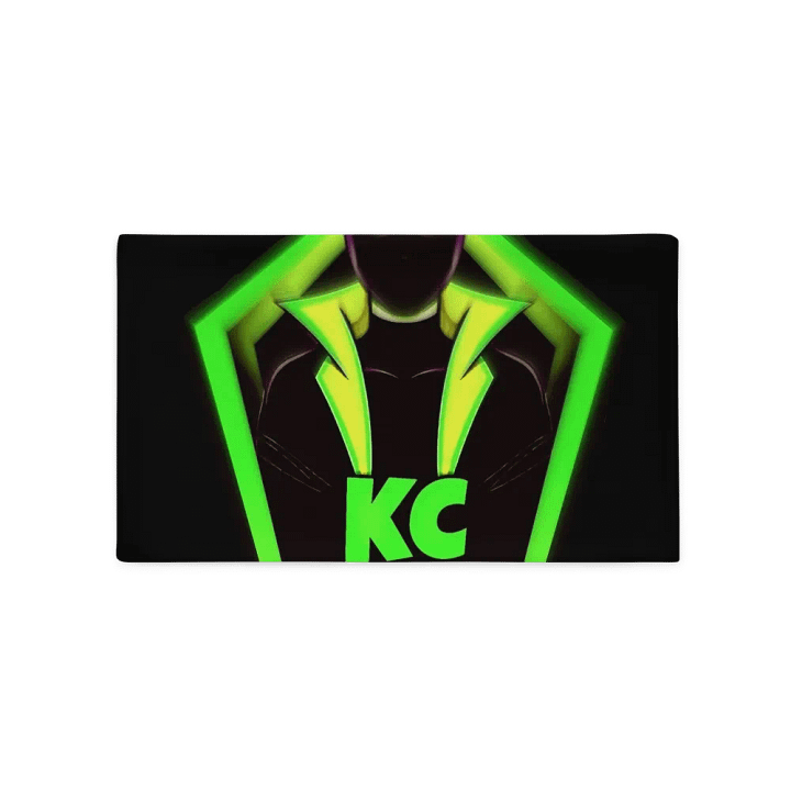 custom nice pillow case with kc gaming logo on it product image (2)