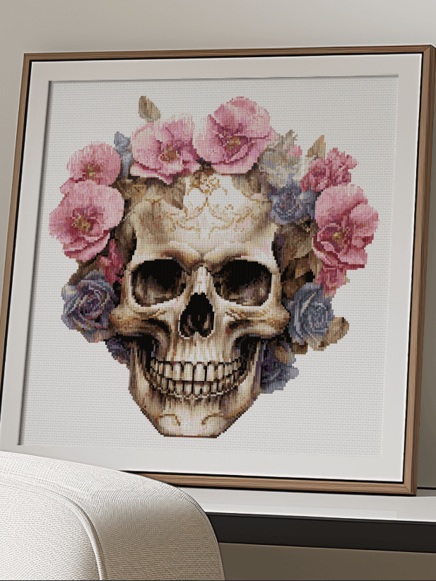 Bloom & Bones Cross Stitch Pattern product image (3)