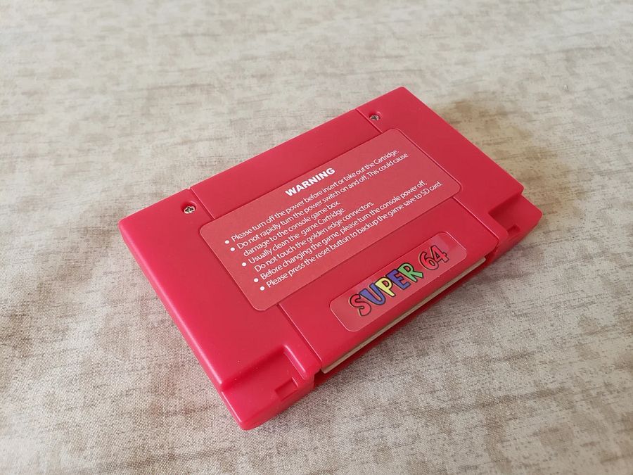 Super 64 Retro N64 Game Cart - 590 in 1 Nintendo Cartridge USA/EUR/Japan - Video Gaming product image (6)