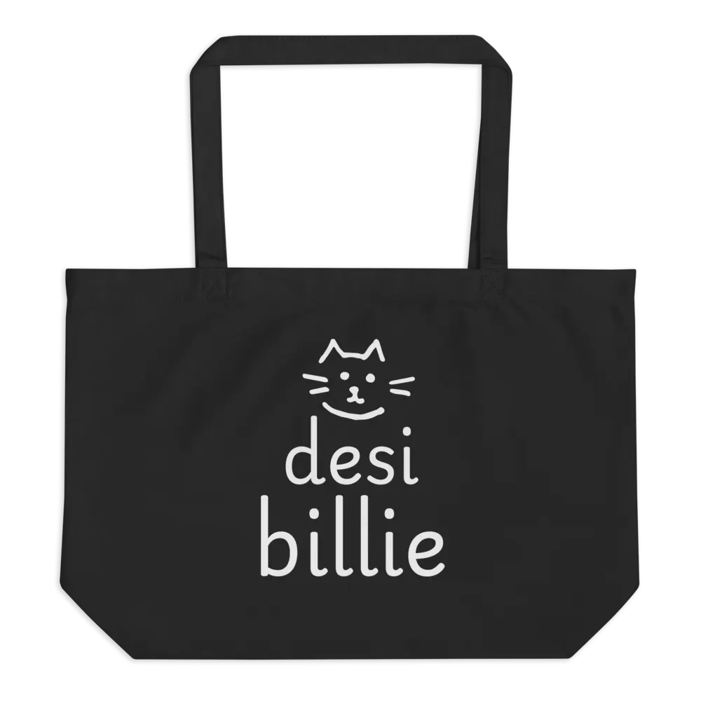 Desi Billie Cat Face Organic Tote product image (1)