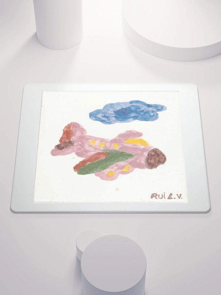 Kid Airplane (Gaming Mouse Pad) product image (1)