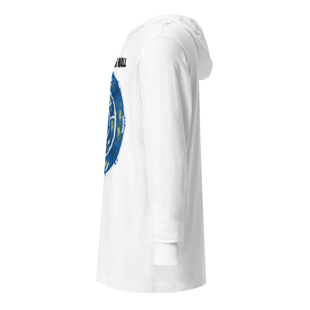 Unisex Hooded Tee Beyond the Ice Wall Map product image (4)