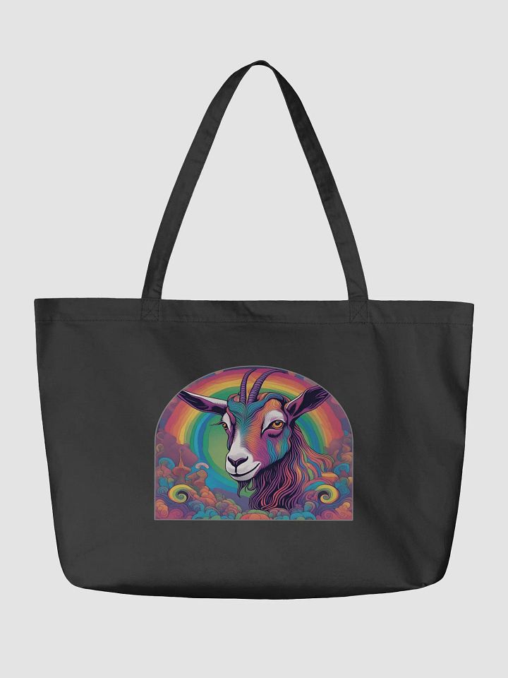 Psychedelic Goat Organic Tote product image (2)
