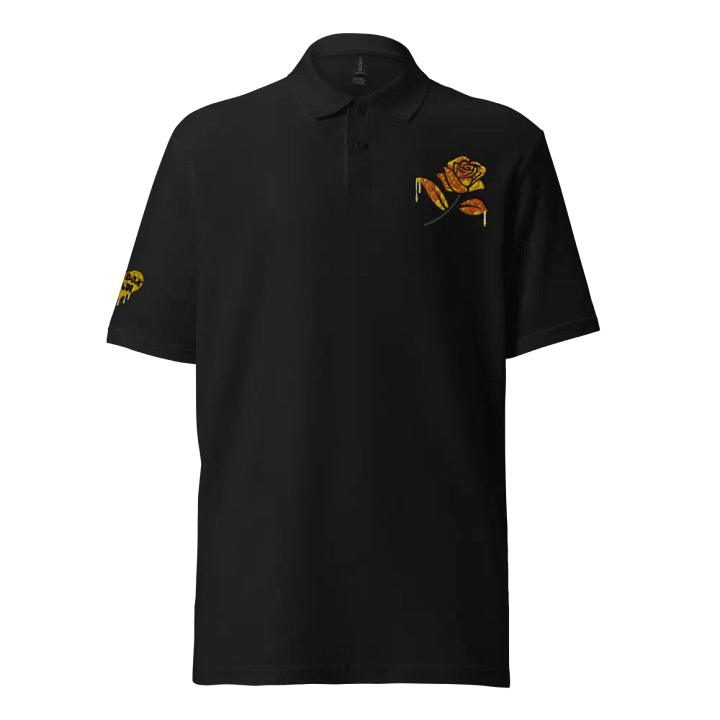 UNISEX HOT BOX FAM JFLOW ROSE DRIP EMOTE POLO product image (1)