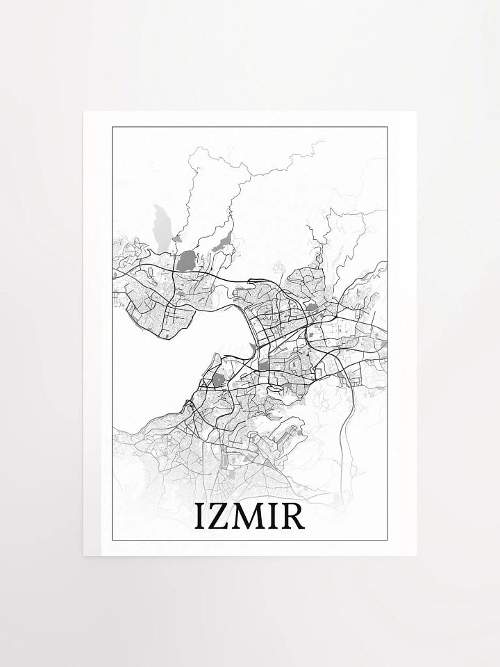 İzmir, Türkiye, city map print product image (1)