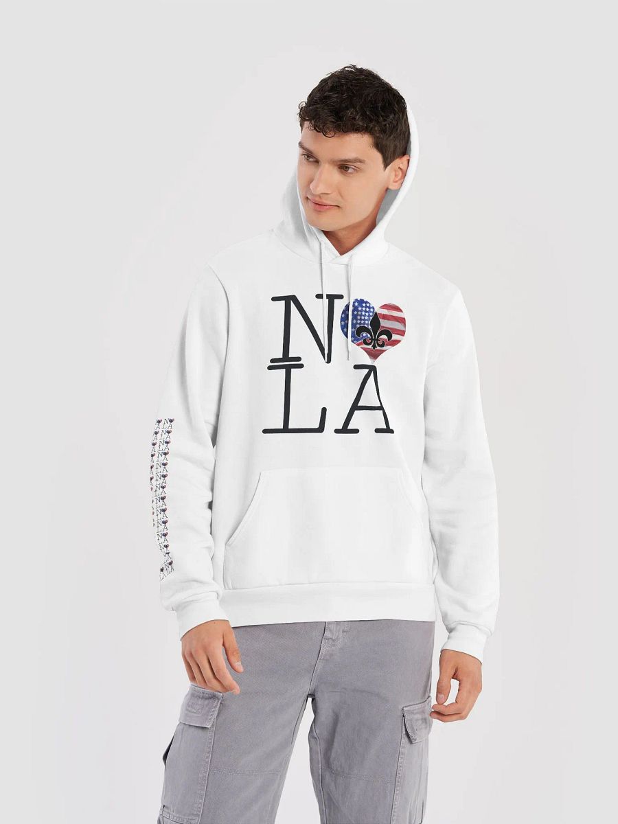I LOVE NOLA **SUPERSOFT LEGACY HOODIE** (USA HEART INFINITY BACK + INFINITY SLEEVES) product image (42)