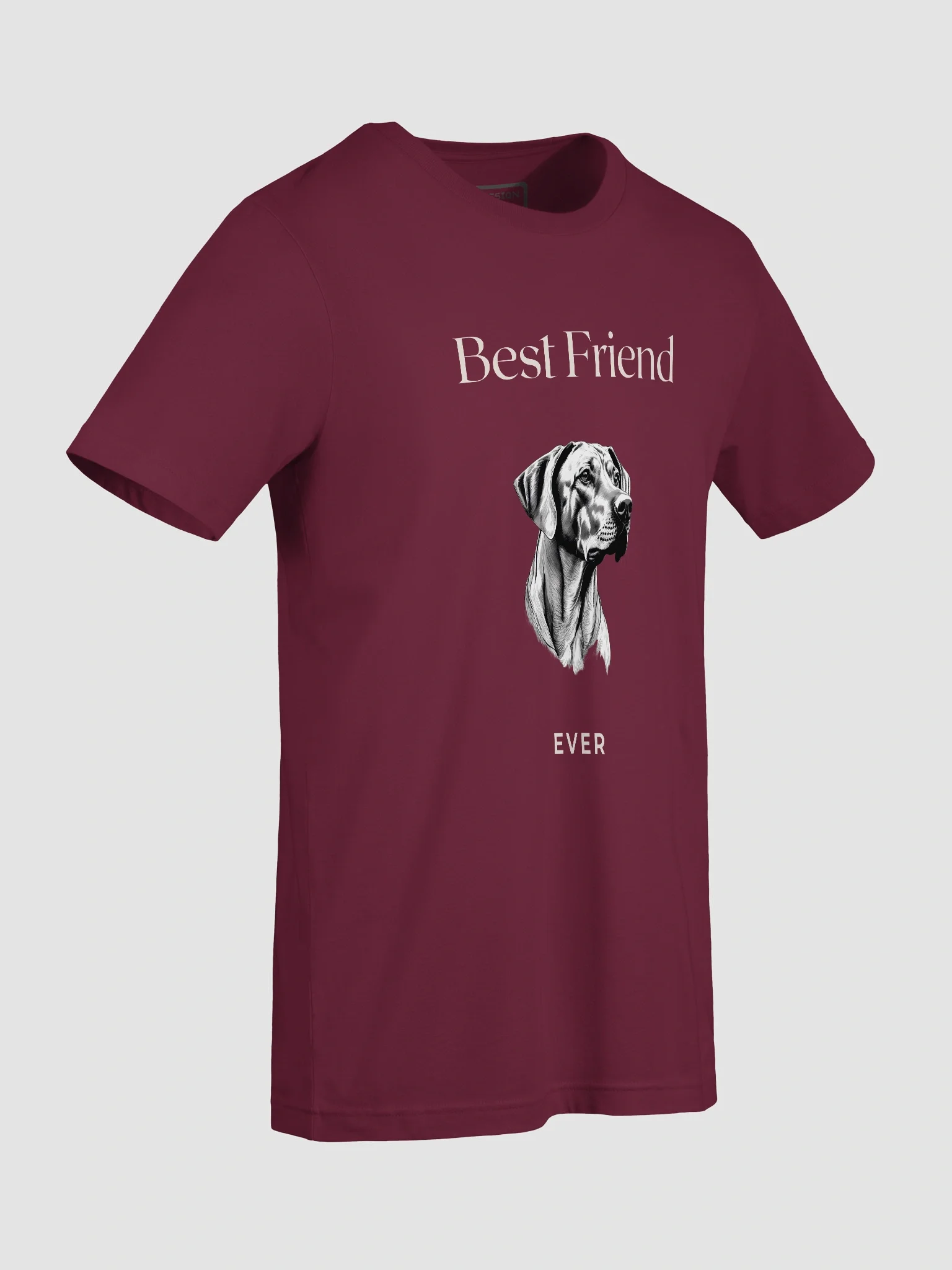 Best Friend Ever Rhodesian Ridgeback Dog Head T-shirt product image (9)