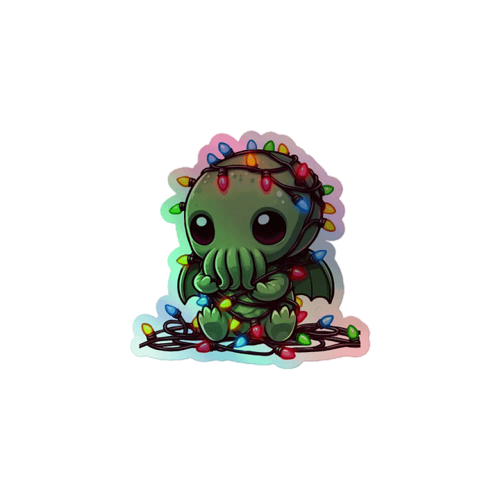 Lights Holiday Holo Sticker product image (1)