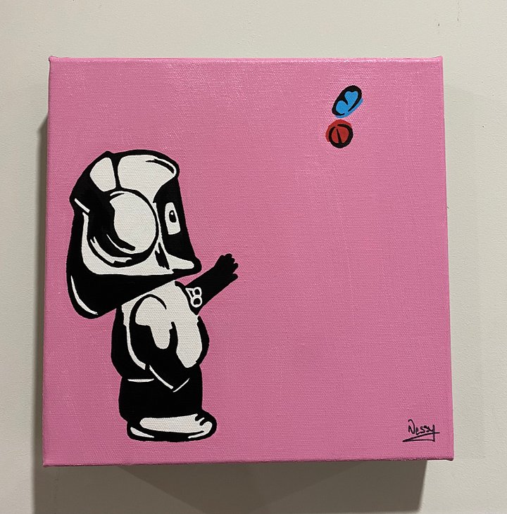 Hoodie Boy - Pills or not - Pink product image (1)