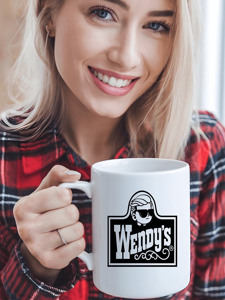 Wall Street Wendy’s 11oz Coffee Mug – Cool Retro Logo Design – Funny Coffee Lover Gift for Wendy’s Fans and Meme Enthusiasts product image (2)