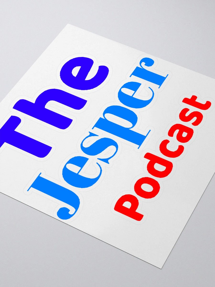 The Jesper Podcast Kiss Cut Stickers product image (7)