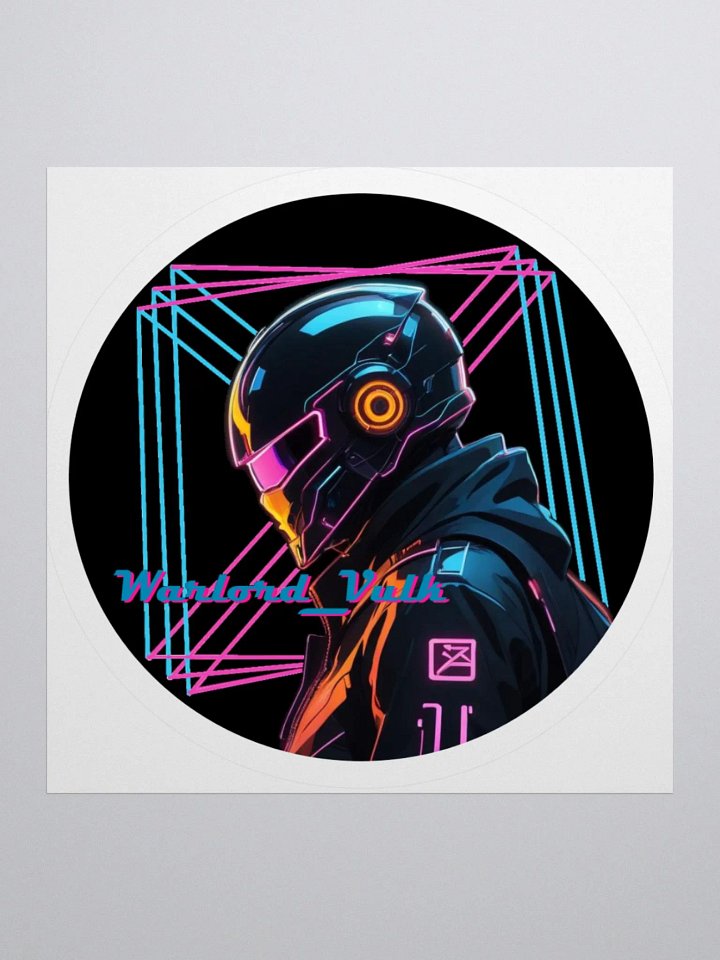 Cyber Racer Sticker product image (2)