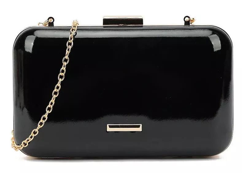Women Patent Clutch Bag Shoulder Hard Case product image (3)