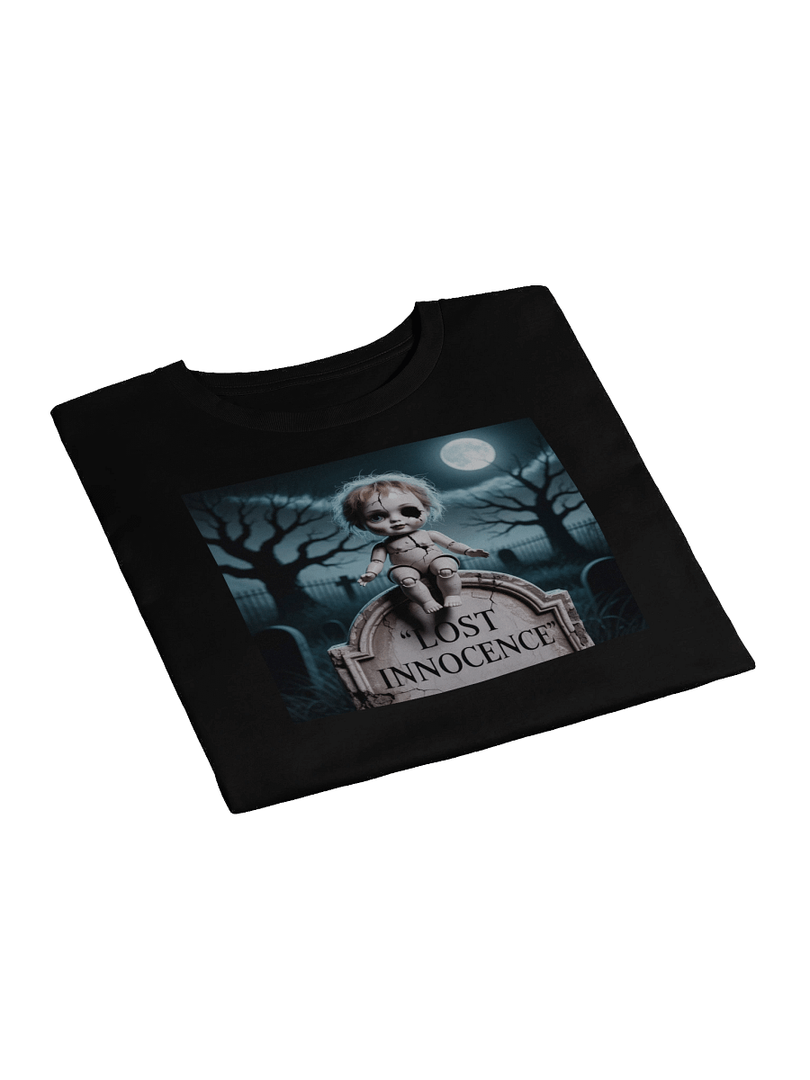 Midnight Veil Designs Gothic Women's Crop Top - Lost Innocence Black product image (3)