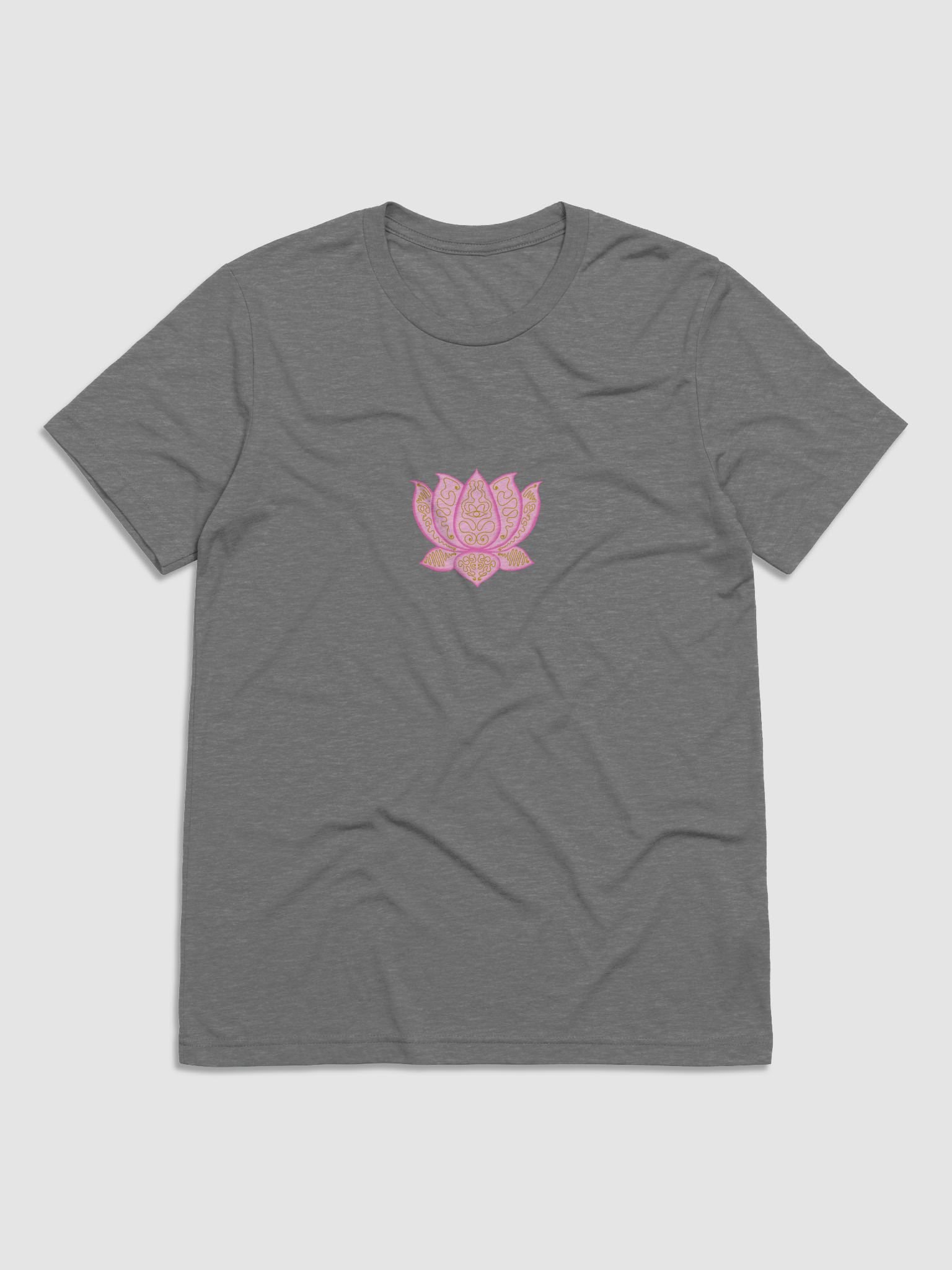 Lotus Vision: Stylized Floral T-Shirt product image (2)