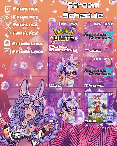 Another week in paradise. 💖

#vtuber #twitchstreamer #youtubestreamer #gamergirl #vtubers
