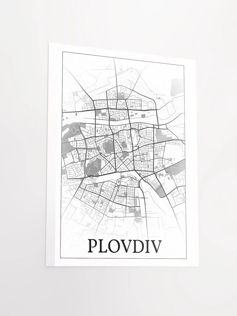 Plovdiv, Bulgaria, city map print product image (15)
