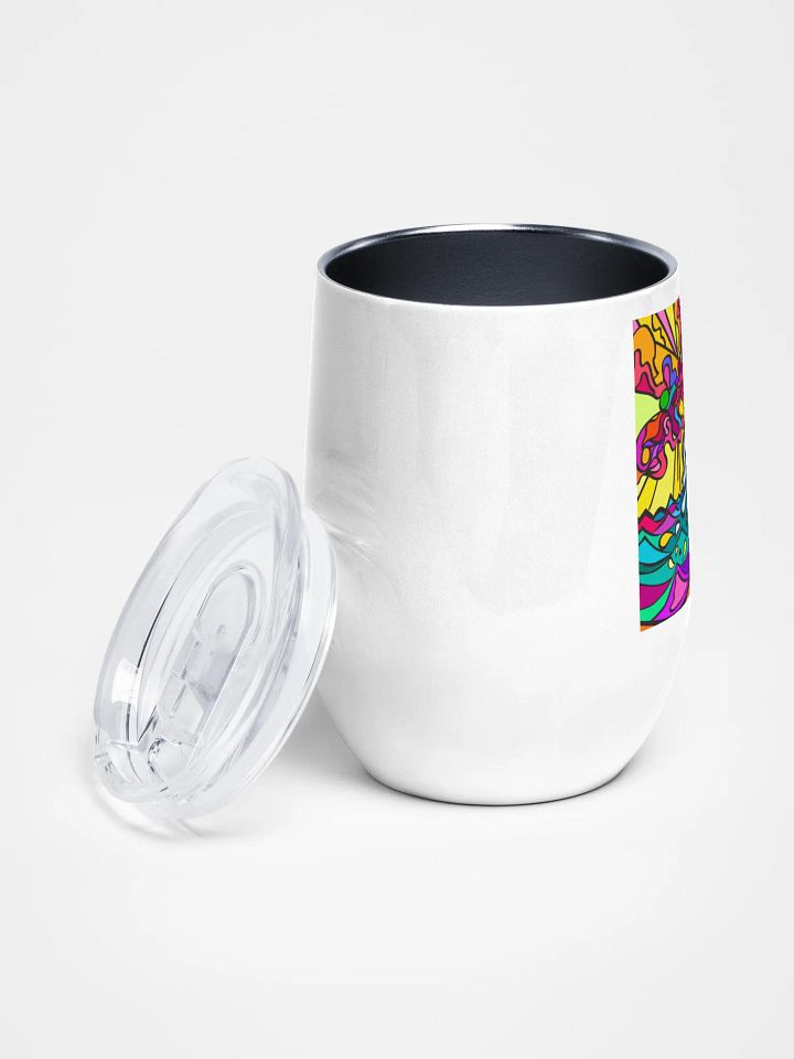 Spirited Swirls Wine Tumbler - Wave at Sunset product image (2)
