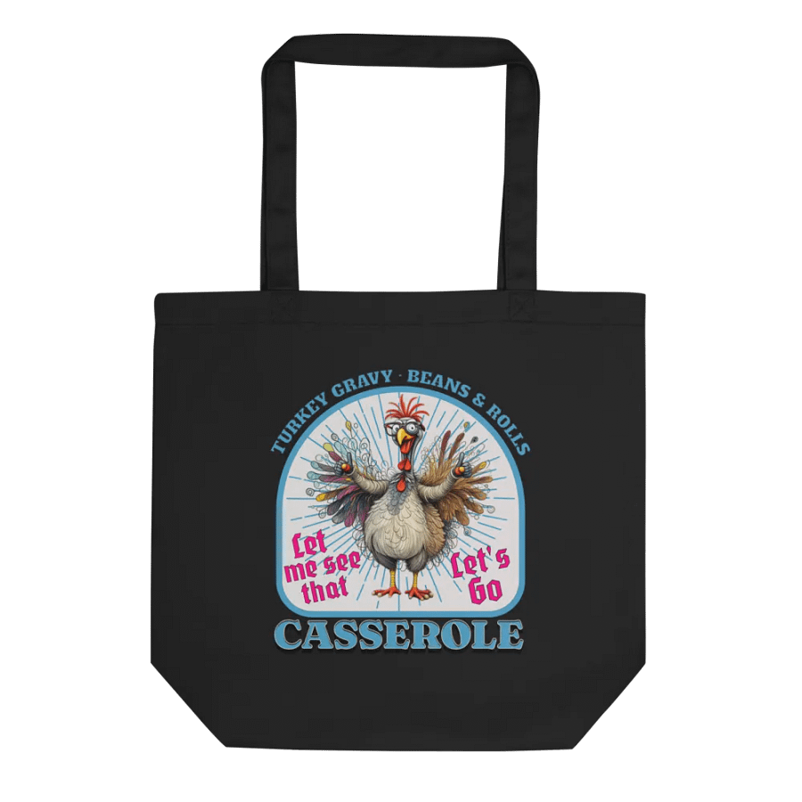 Turkey Gravy Beans And Rolls Casserole Eco Tote Bag product image (1)
