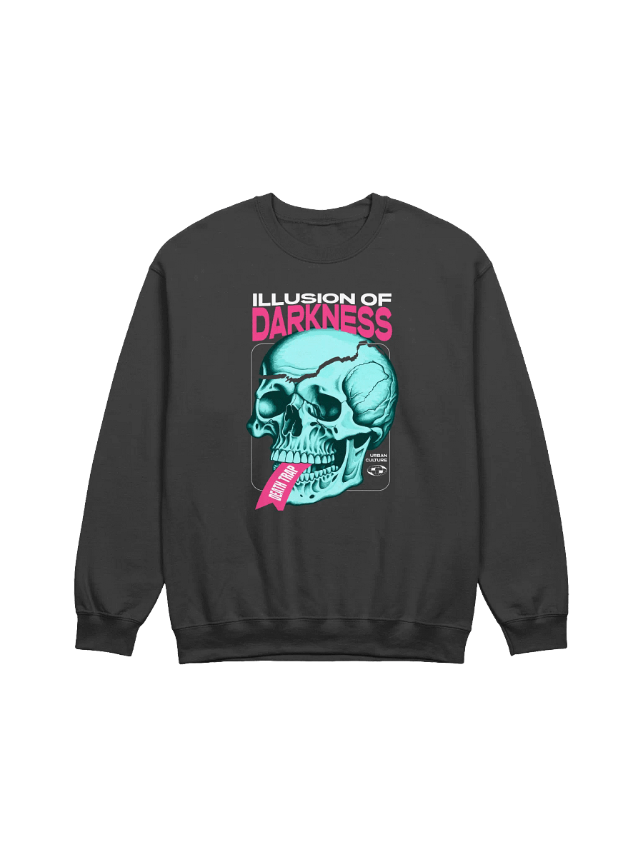 Darkness Skull Graphic Sweatshirt product image (1)