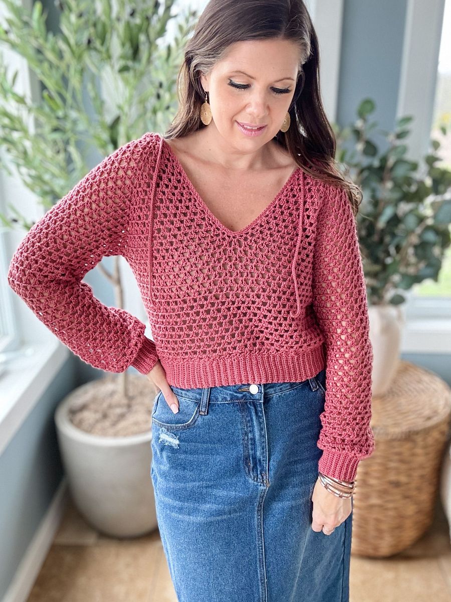 Viscountess V Neck Crochet Pattern product image (1)