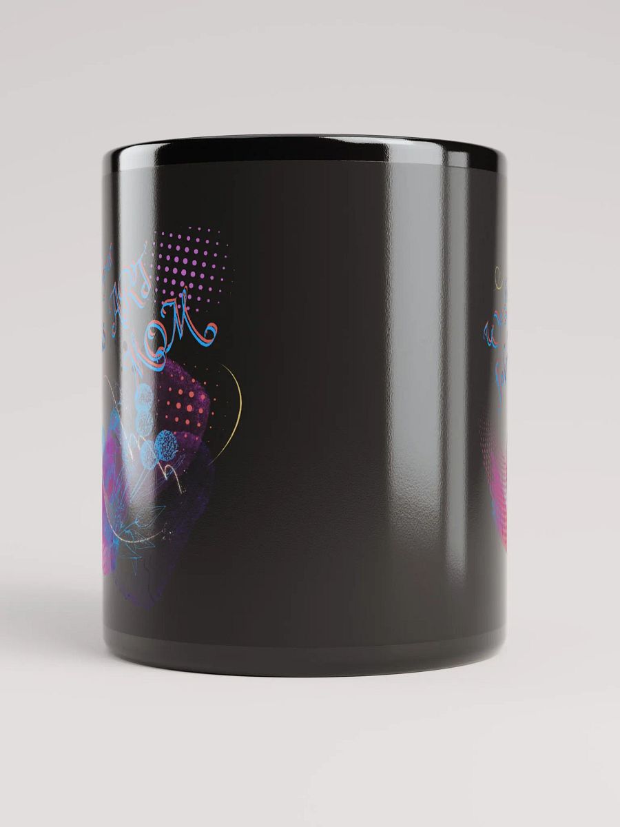 Trendy Black coffee mug for the artist in your family. Creative design ‘Love Your Fabulous Art’ Perfect gift for artist friend, mom product image (5)