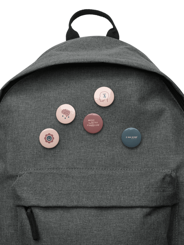 SUNFLOWER BOY - BUTTON PINS product image (3)