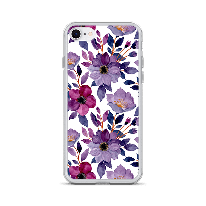 Purlple Whimsical Floral iPhone® Case product image (28)