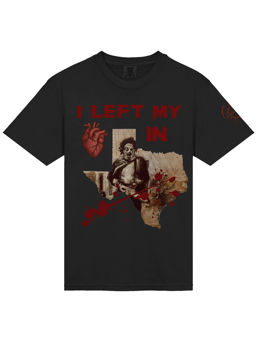 Leatherface - "I Left My (Heart) in (Texas)" Horror T-Shirt product image (3)