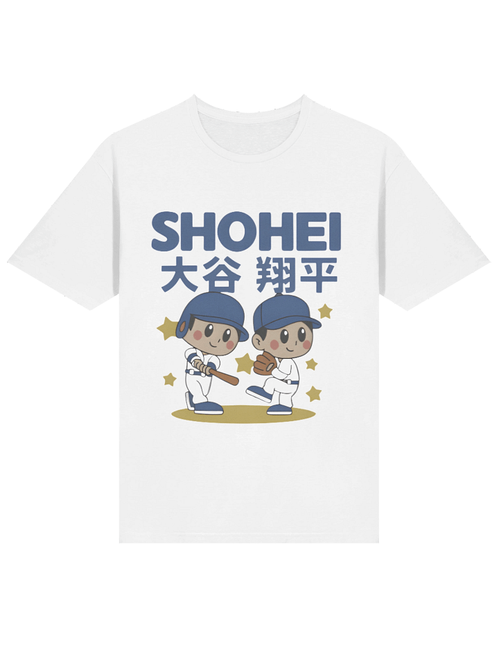Shohei Ohtani Superstar Cartoon Baseball MLB Shirt product image (2)